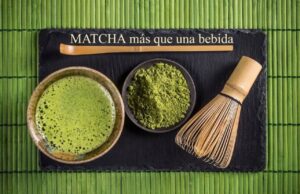 Matcha green tea.