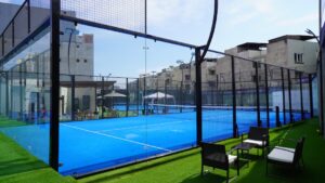 Cancha de padel.