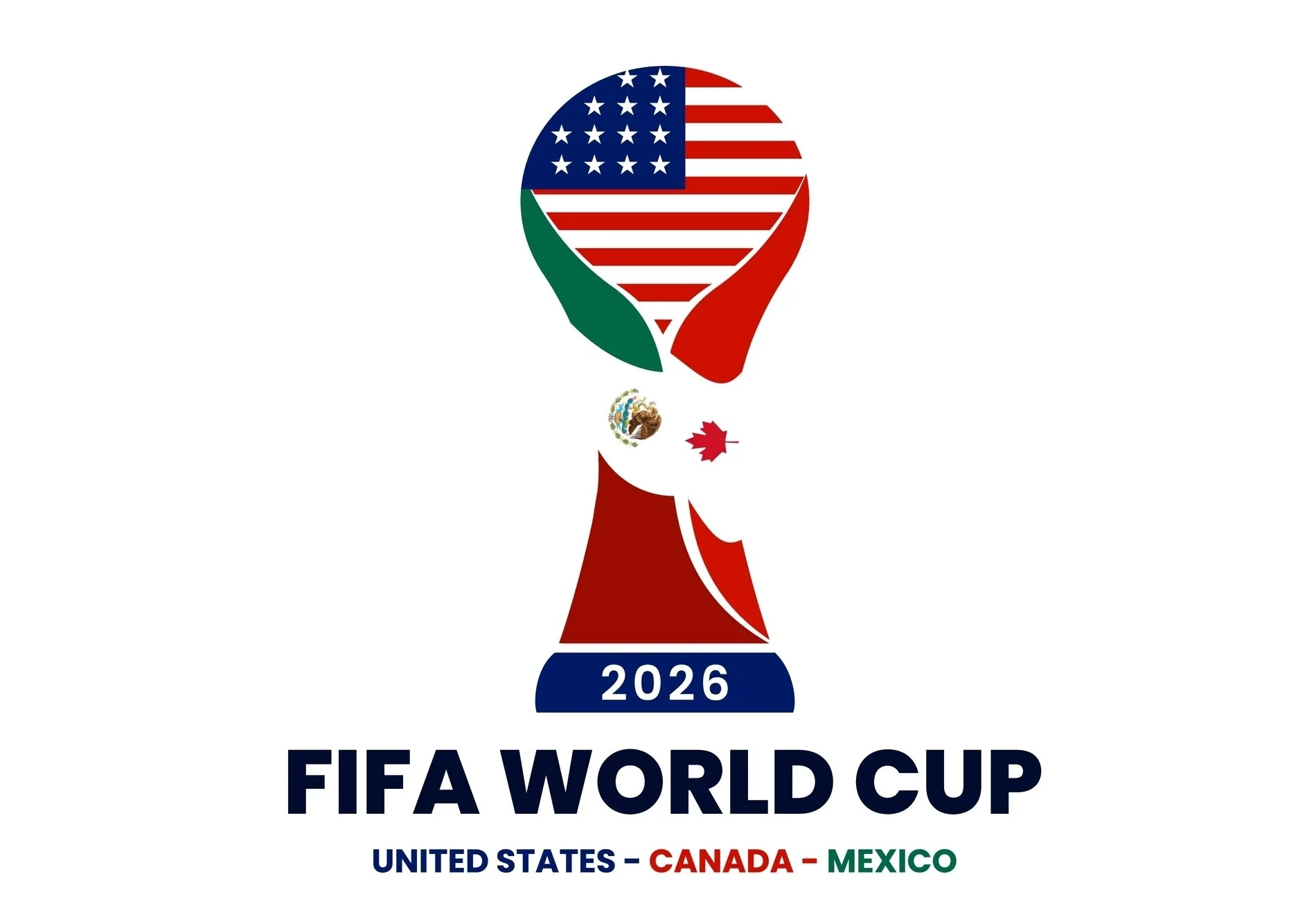 World cup in Mexico, USA and Canada 2026.