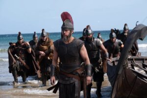 Matt Damon como Odiseo en La Odisea de Christopher Nolan