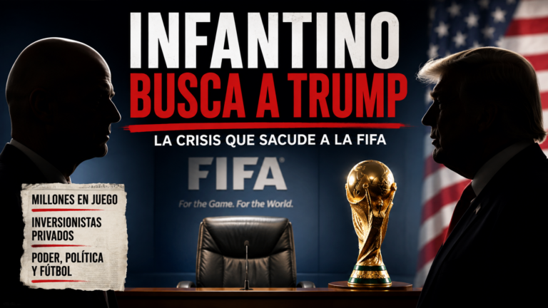 Infantino busca apoyo de Trump tras la crisis que sacude a FIFA
