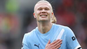 Erling Haaland, astro de la premier league.
